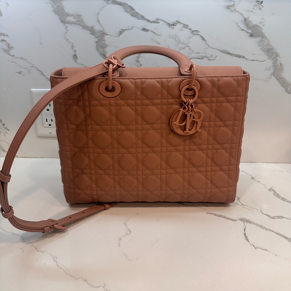 Dior Tan Quilted Women's Bag